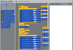 lignes de programmation avec Scratch