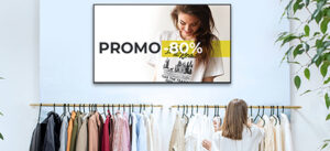exemple d'affichage dynamique dans une boutique