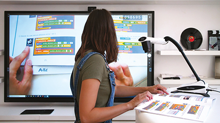 visualiseur de documents à l'école