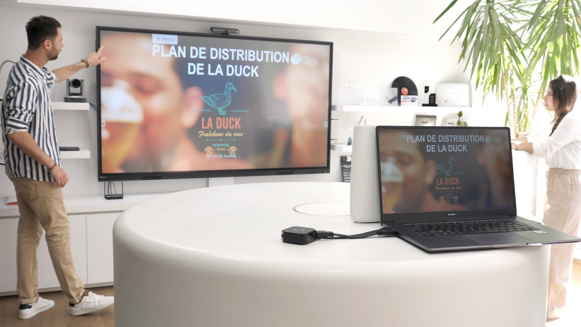 transmetteur sans fil qui conserve le tactile