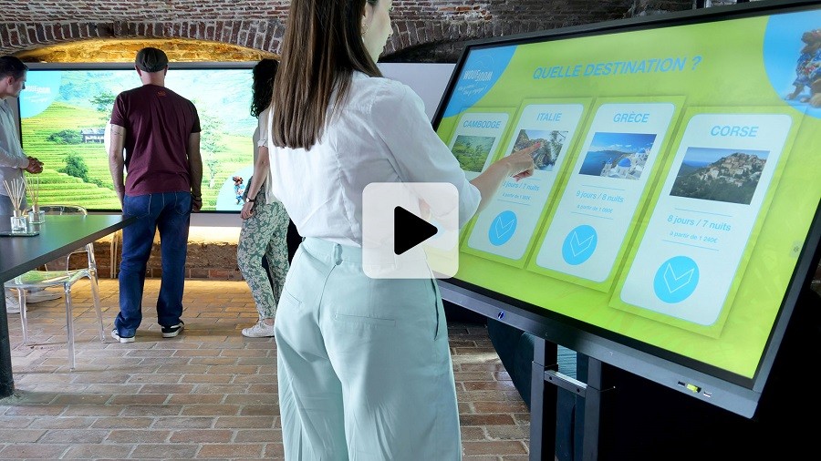 vidéo de présentation de Touchify sur un écran interactif Speechi