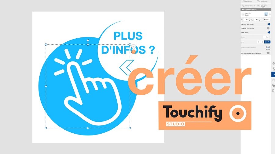 Ajout d'animation sur présentation