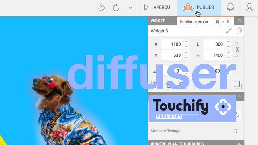 Diffuser son contenu sur écran interactif 