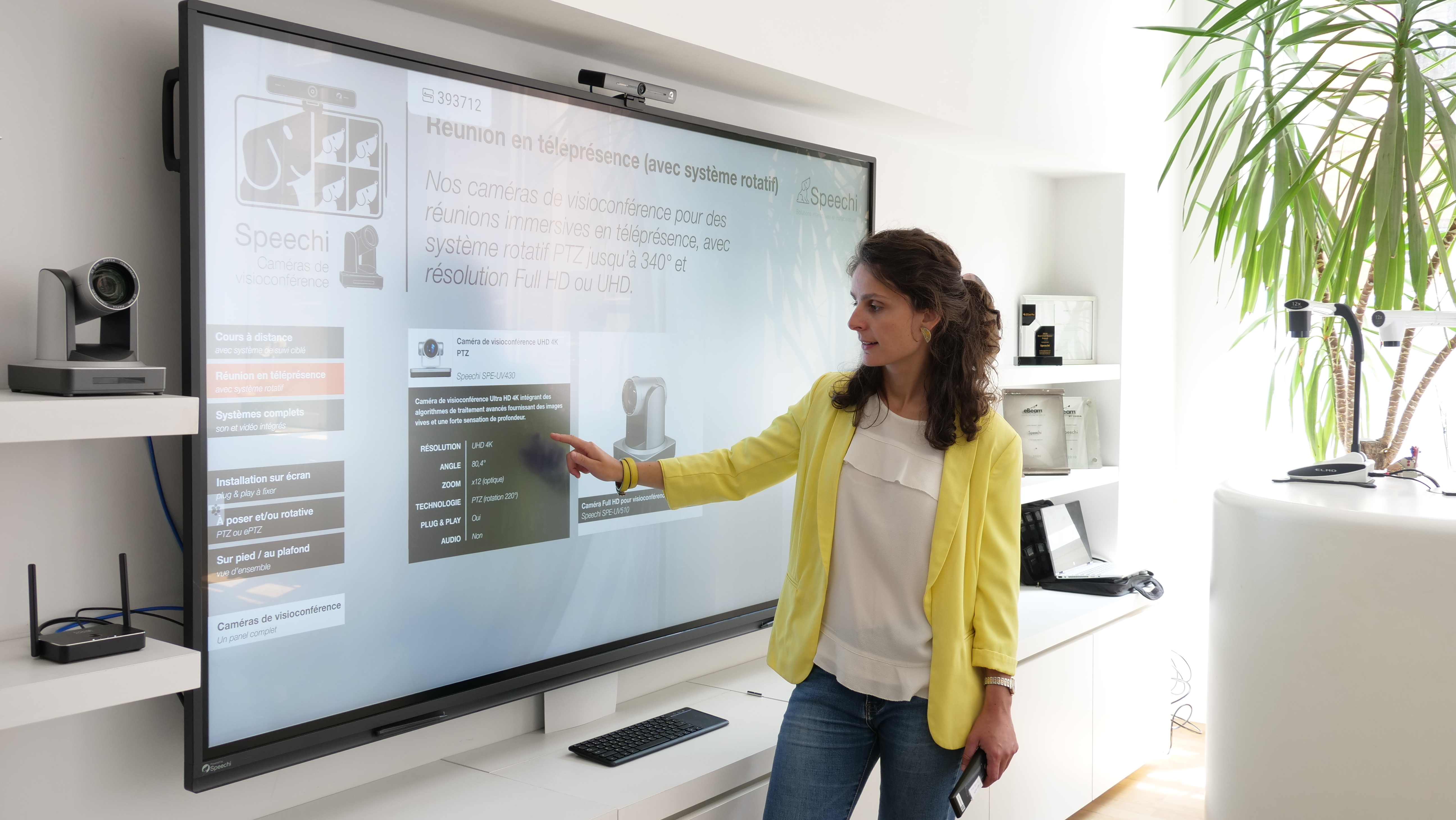 écran interactif entreprise pour affichage dynamique
