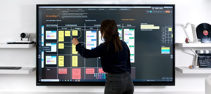 écran professionnel tactile et interactif speechi