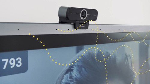 réseau de 8 micros pour une visioconférence de qualité sur écran Capacitif SpeechiTouch